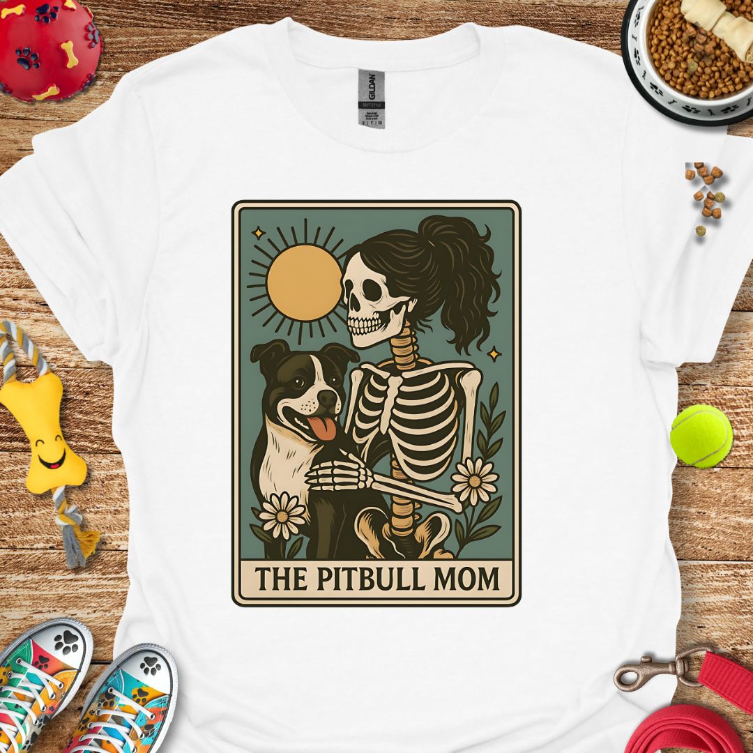 Tarot Card Pitbull Mom T-Shirt
