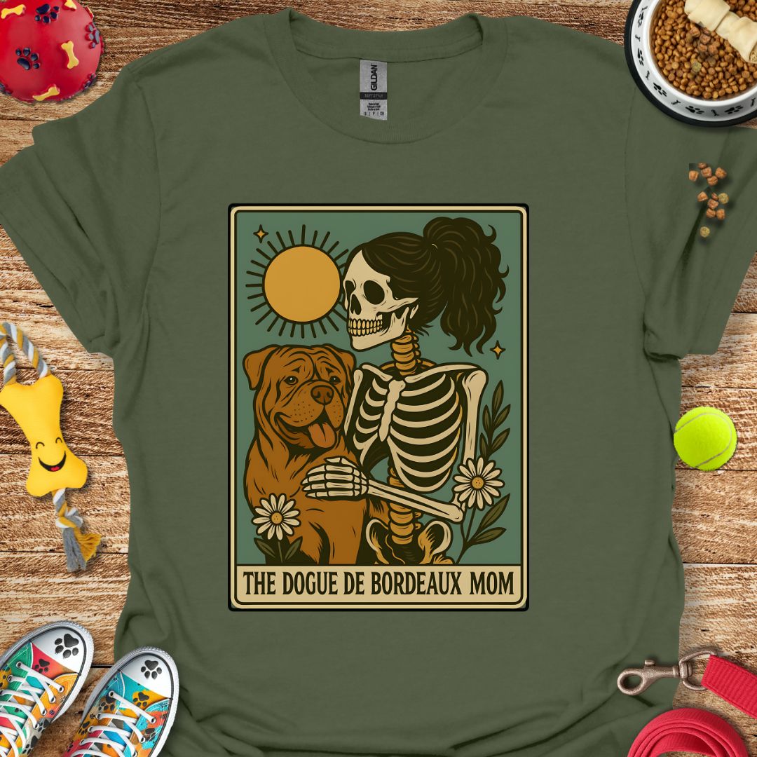 Tarot Card Dogue de Bordeaux Mom T-Shirt