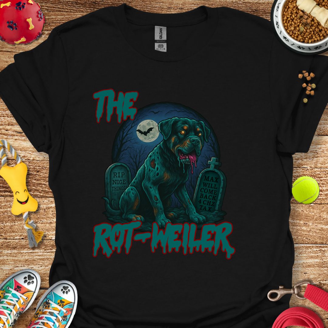 The Rot-Weiler Zombie (Rottie) T-Shirt
