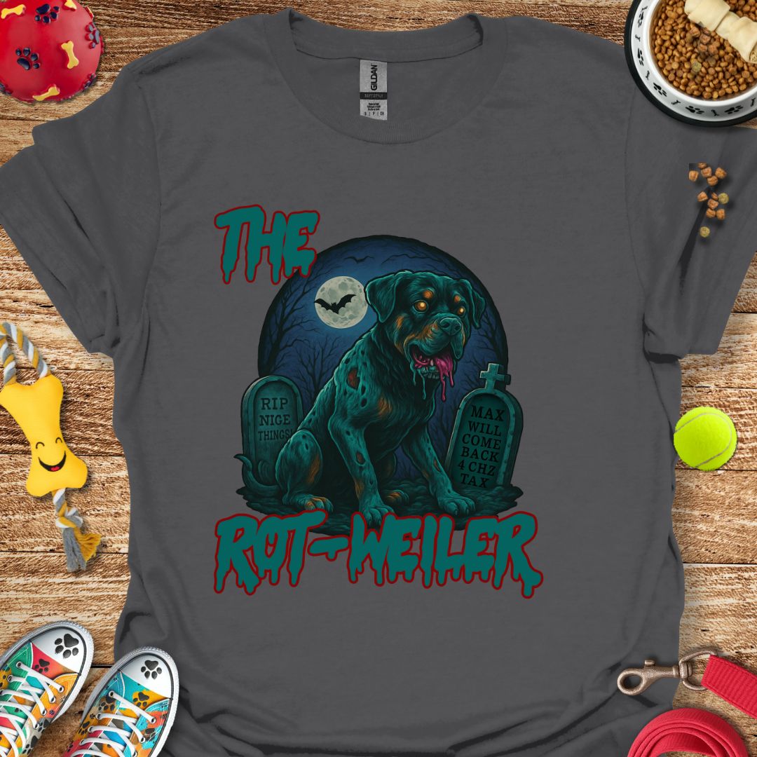 The Rot-Weiler Zombie (Rottie) T-Shirt