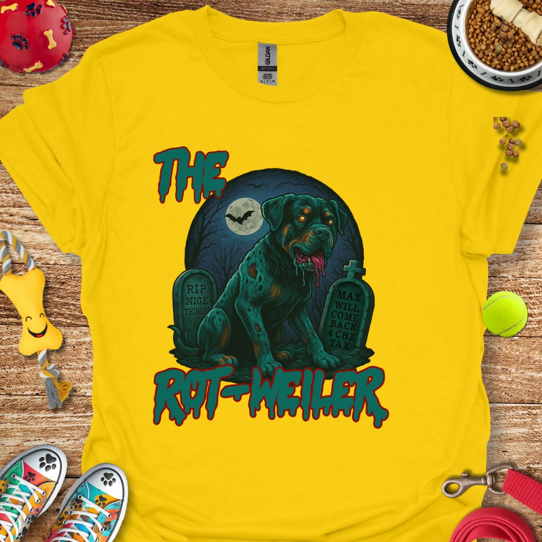 The Rot-Weiler Zombie (Rottie) T-Shirt