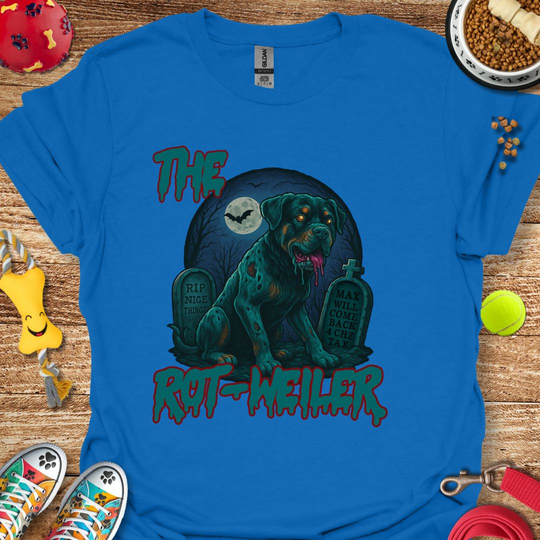 The Rot-Weiler Zombie (Rottie) T-Shirt