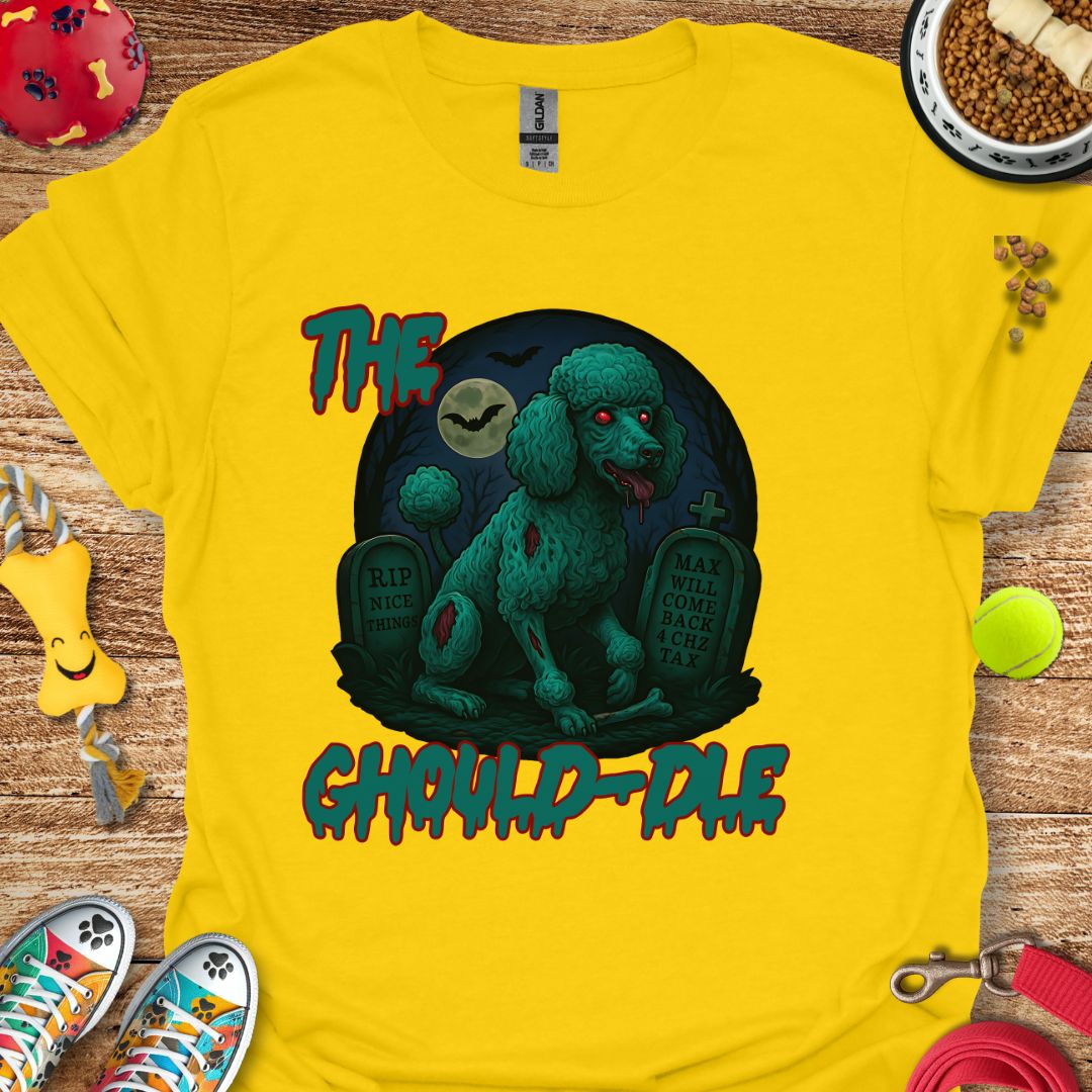 The Ghould-Dle Zombie (Poodle) T-Shirt