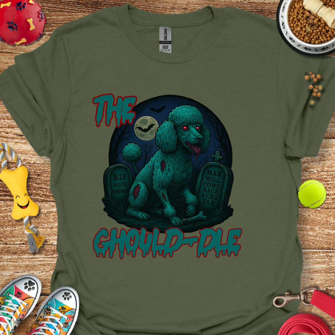 The Ghould-Dle Zombie (Poodle) T-Shirt