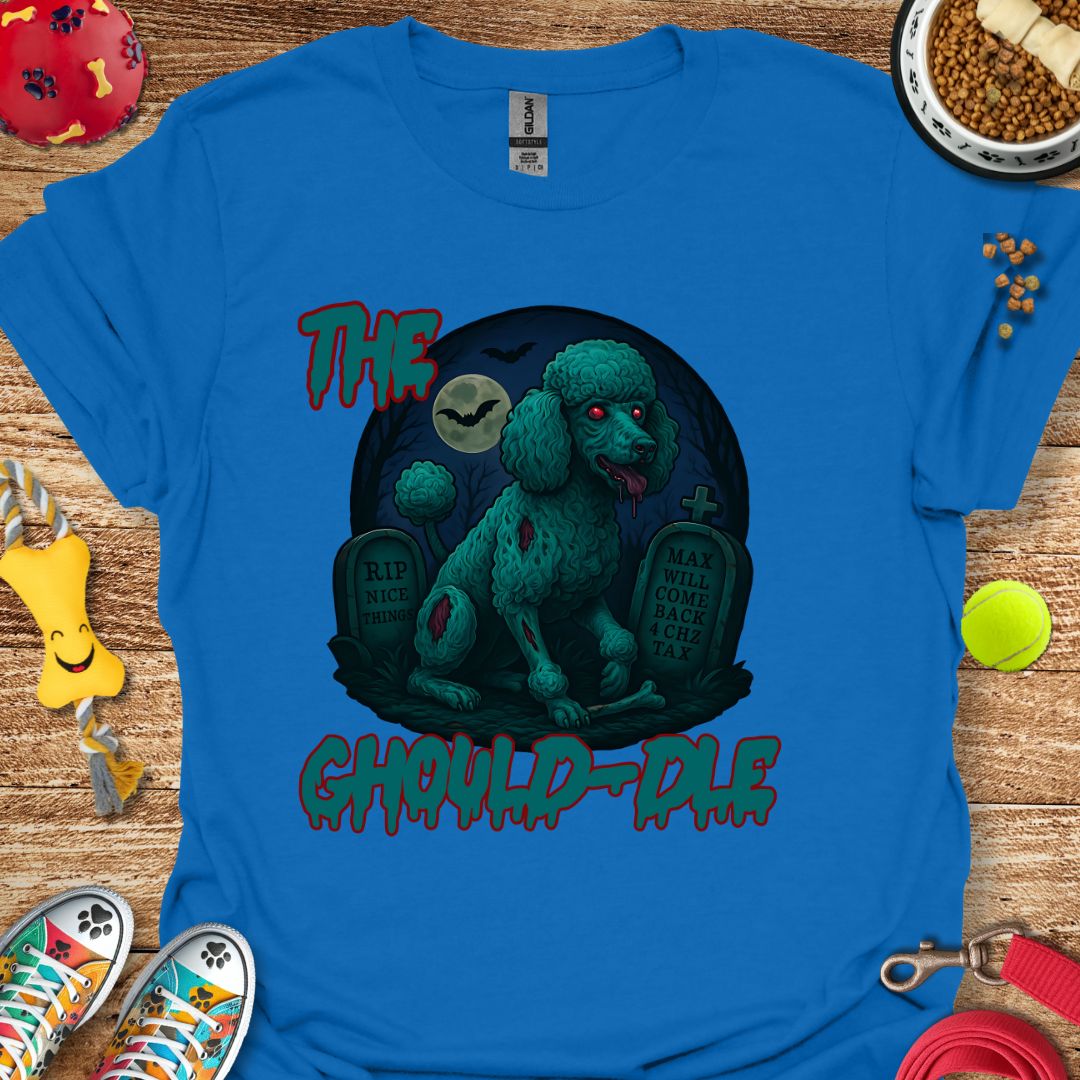 The Ghould-Dle Zombie (Poodle) T-Shirt