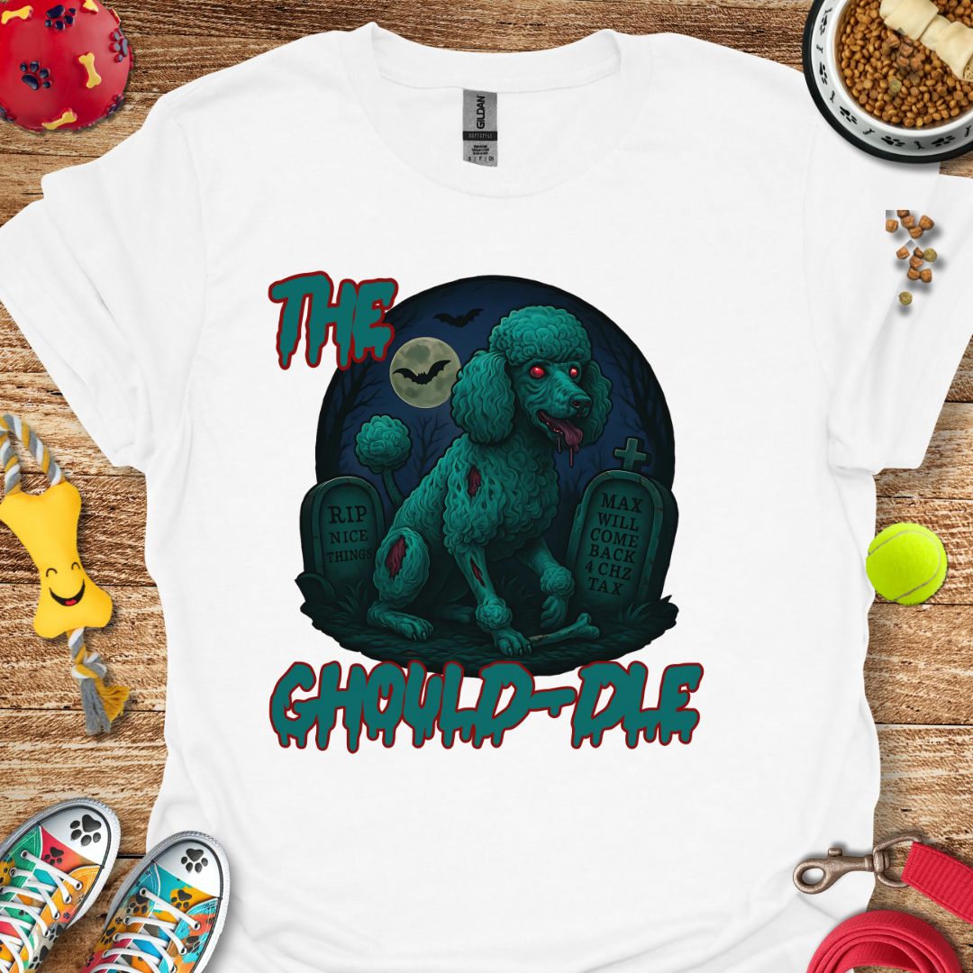 The Ghould-Dle Zombie (Poodle) T-Shirt