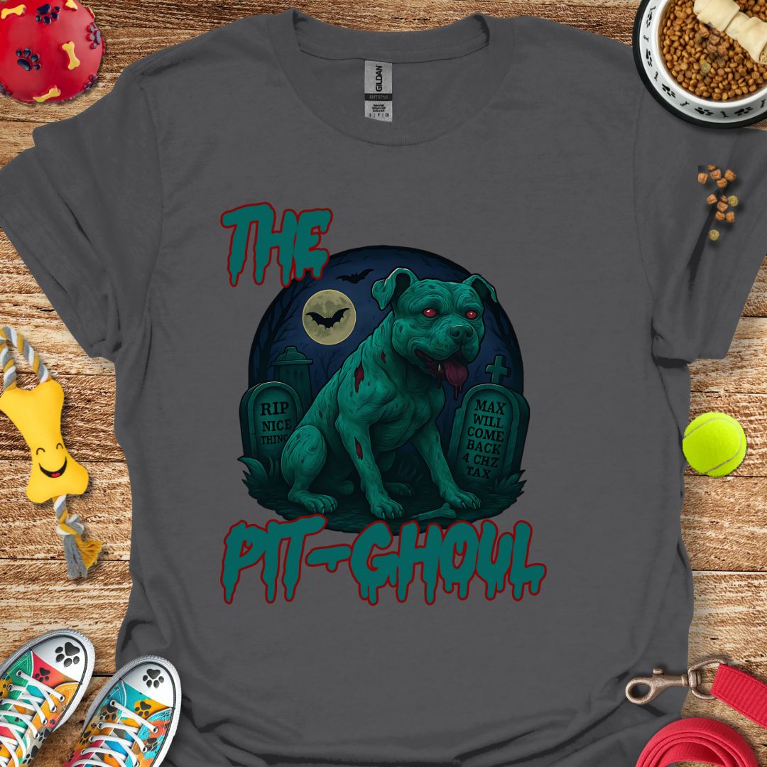 The Pit-Ghoul Zombie (Pitbull) T-Shirt