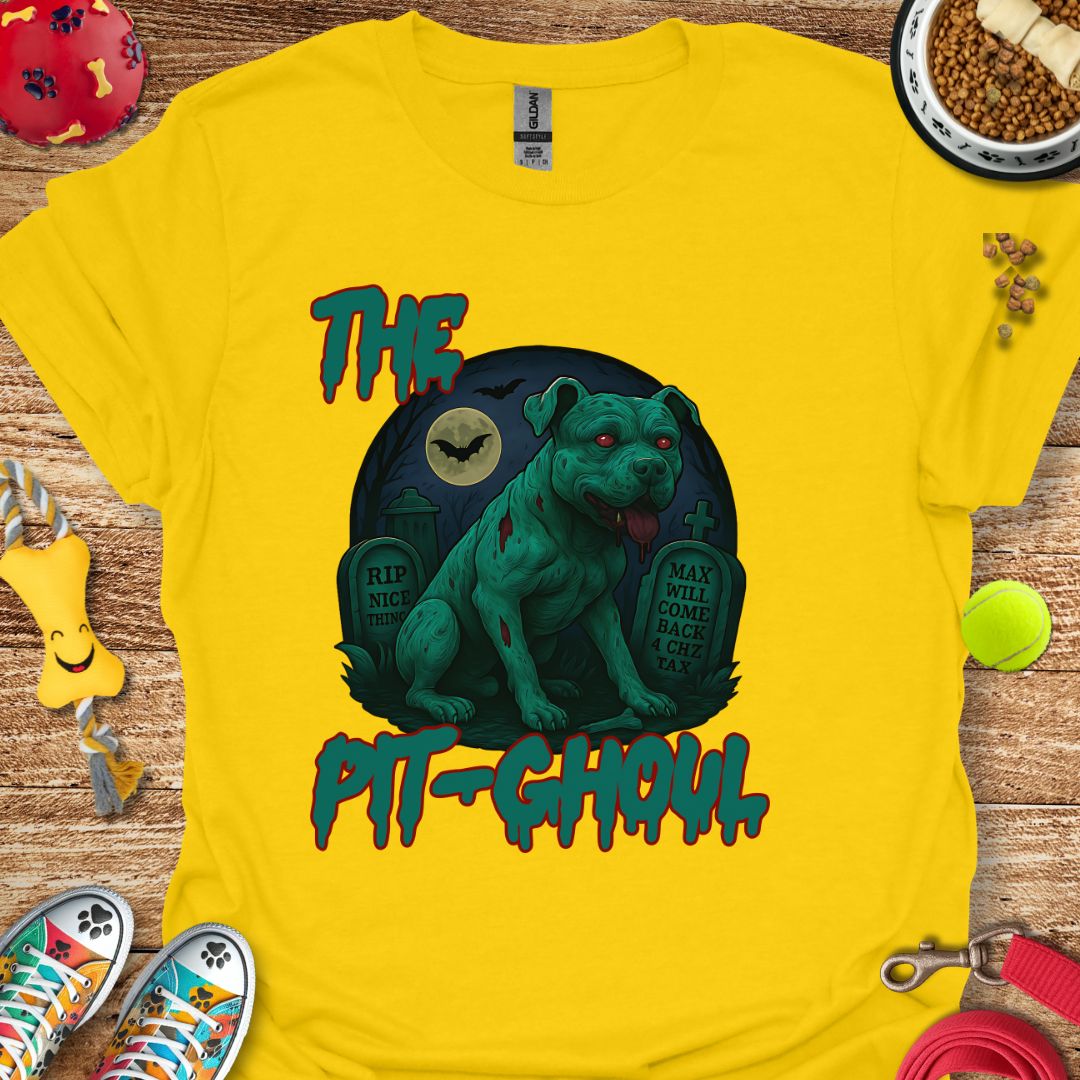 The Pit-Ghoul Zombie (Pitbull) T-Shirt
