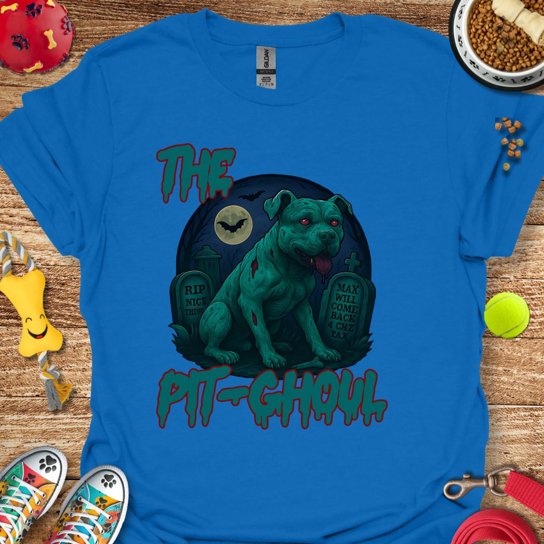 The Pit-Ghoul Zombie (Pitbull) T-Shirt