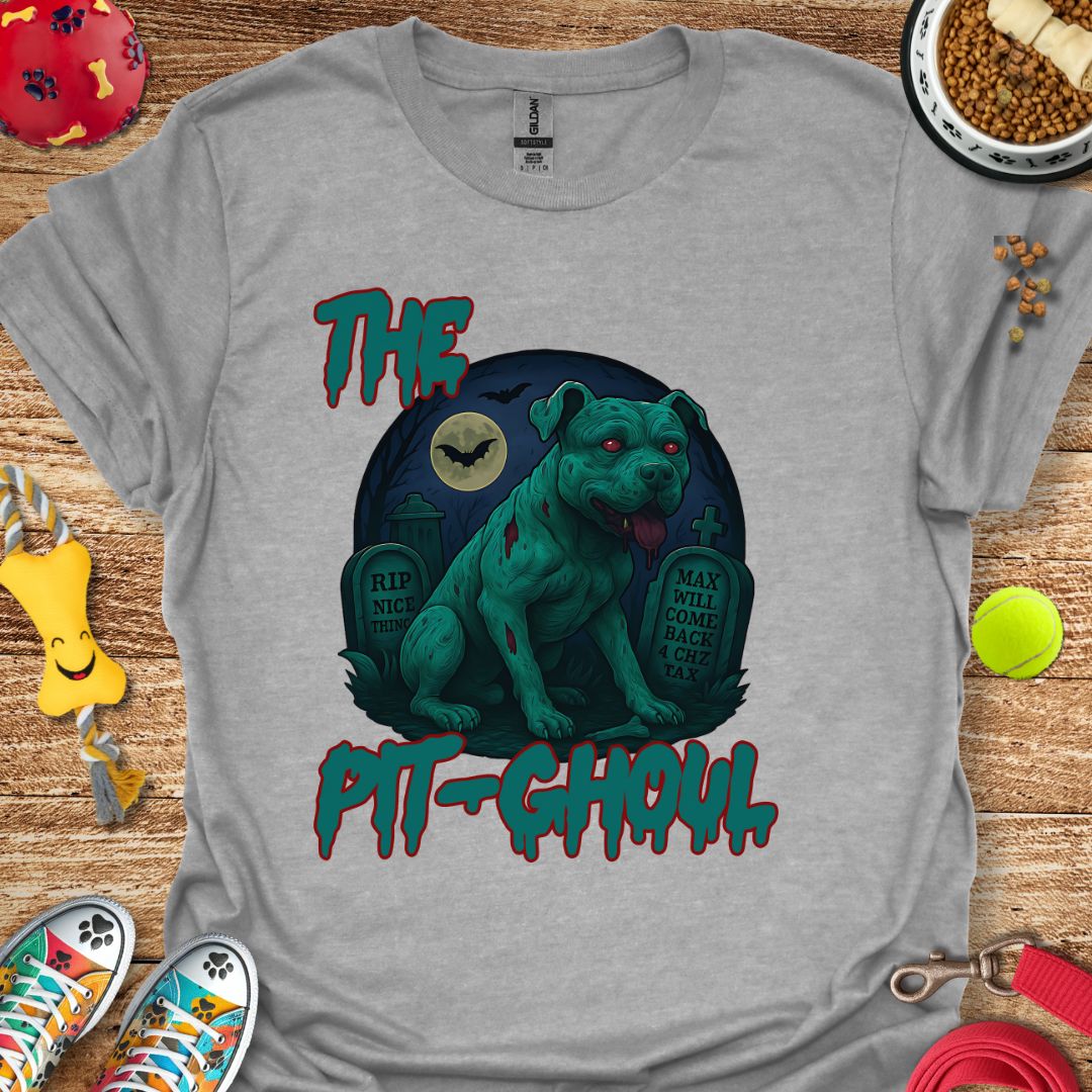 The Pit-Ghoul Zombie (Pitbull) T-Shirt