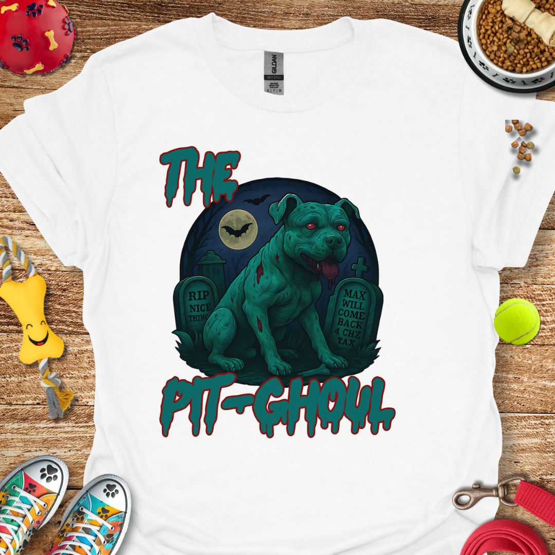 The Pit-Ghoul Zombie (Pitbull) T-Shirt