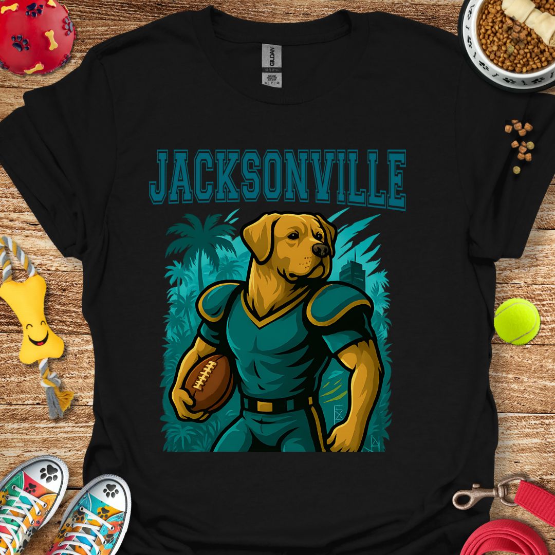 Jacksonville Football Dog T-Shirt