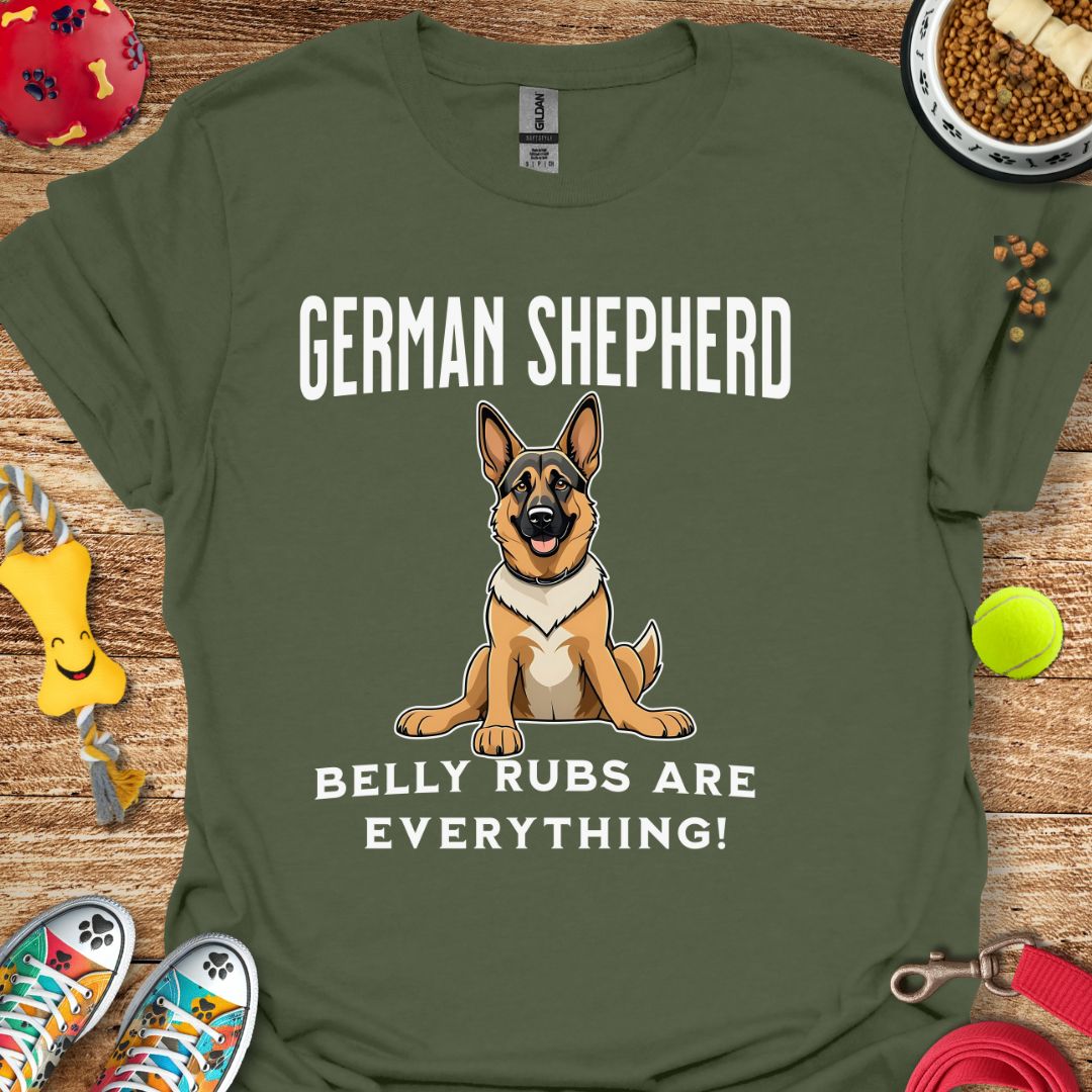 German Shepherd Belly Rubs T-Shirt
