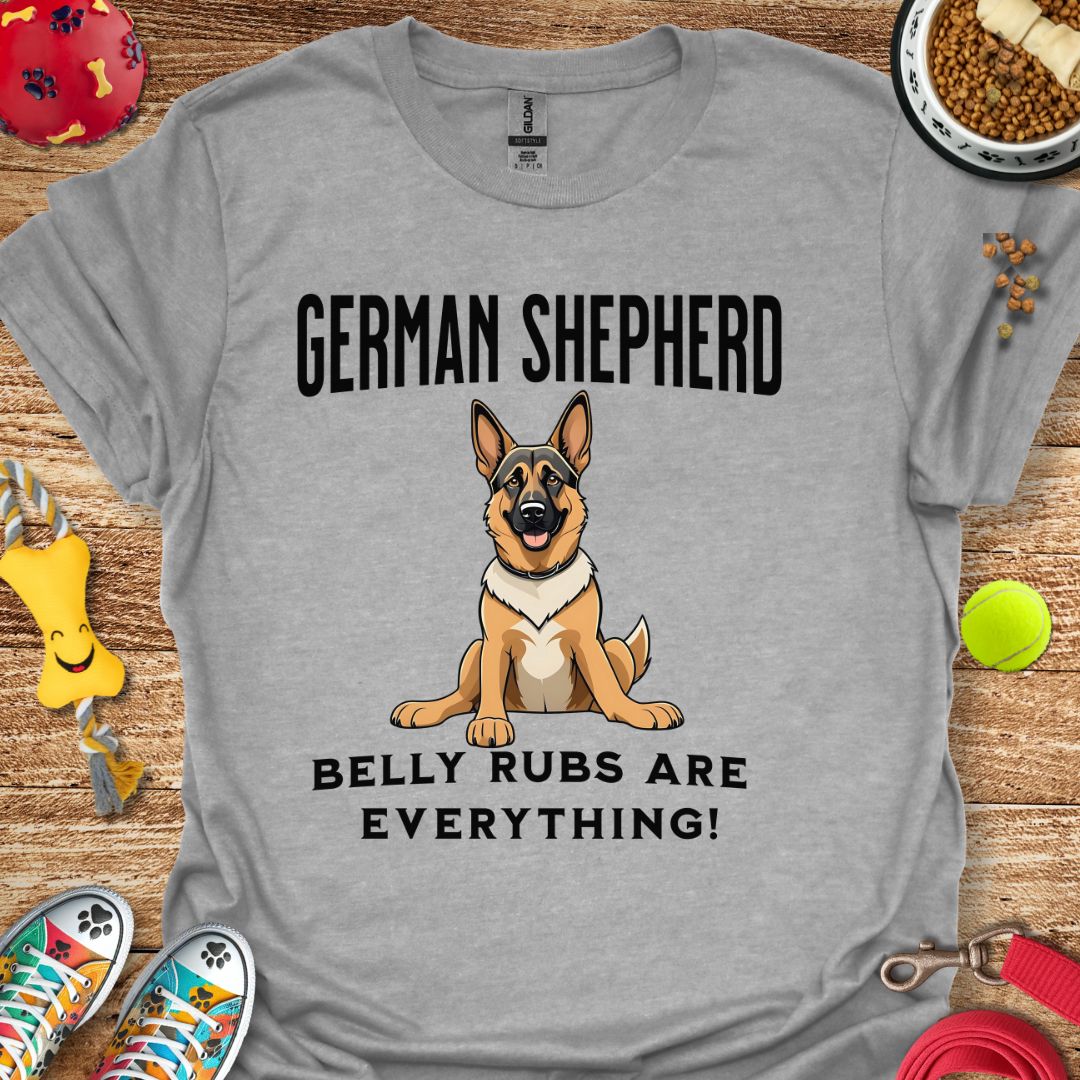 German Shepherd Belly Rubs T-Shirt