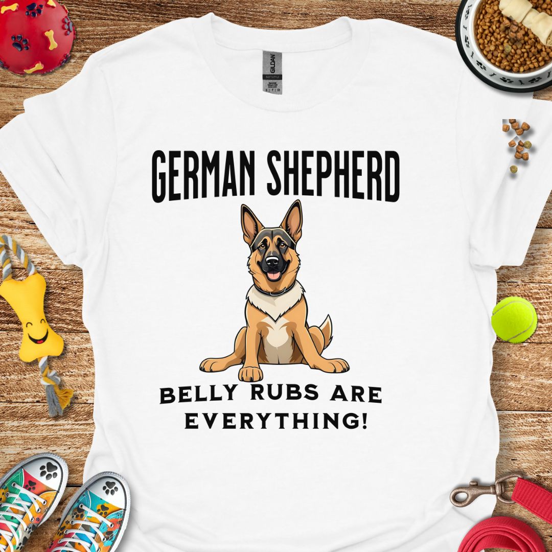 German Shepherd Belly Rubs T-Shirt