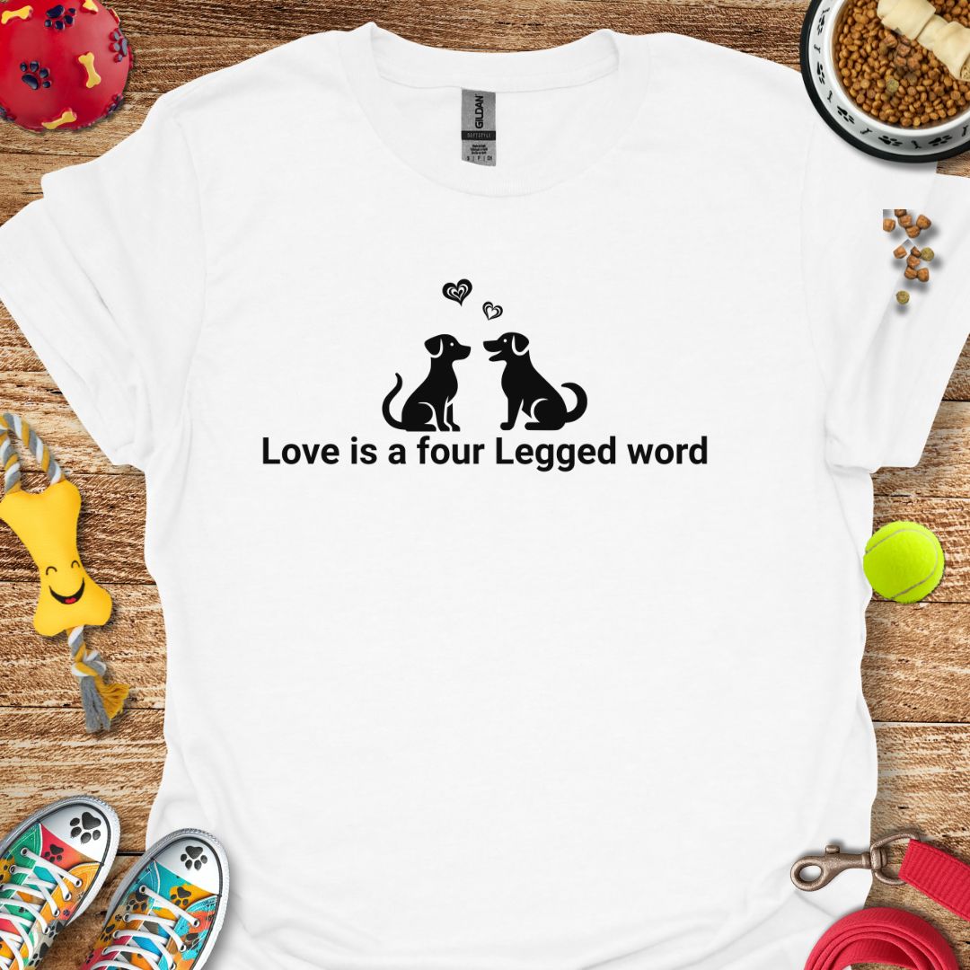 Love is a Four Legged Word T-Shirt
