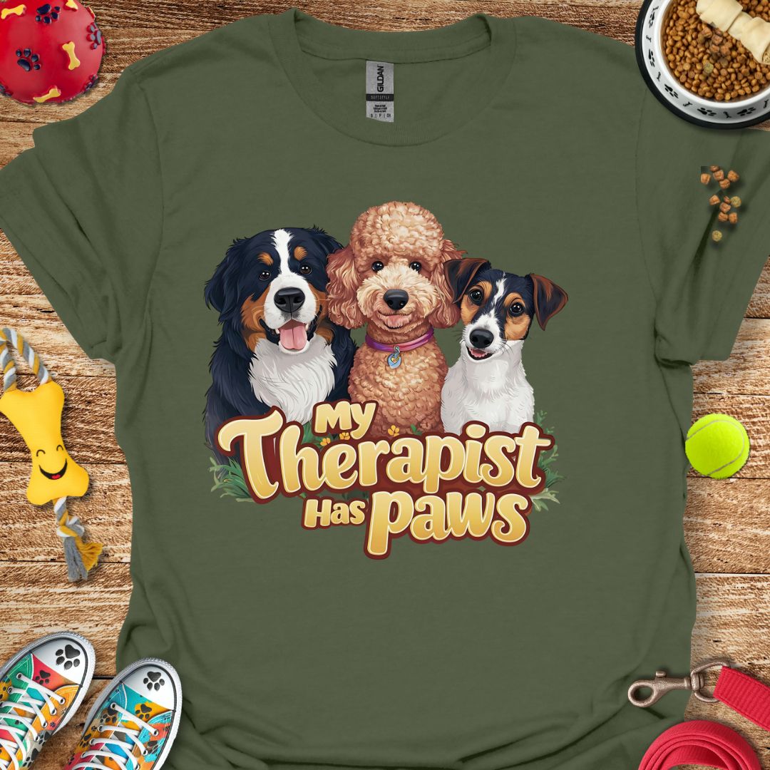 My Therapist Has Paws T-Shirt