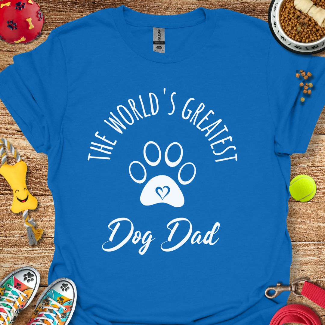 World's Greatest Dog Dad T-Shirt