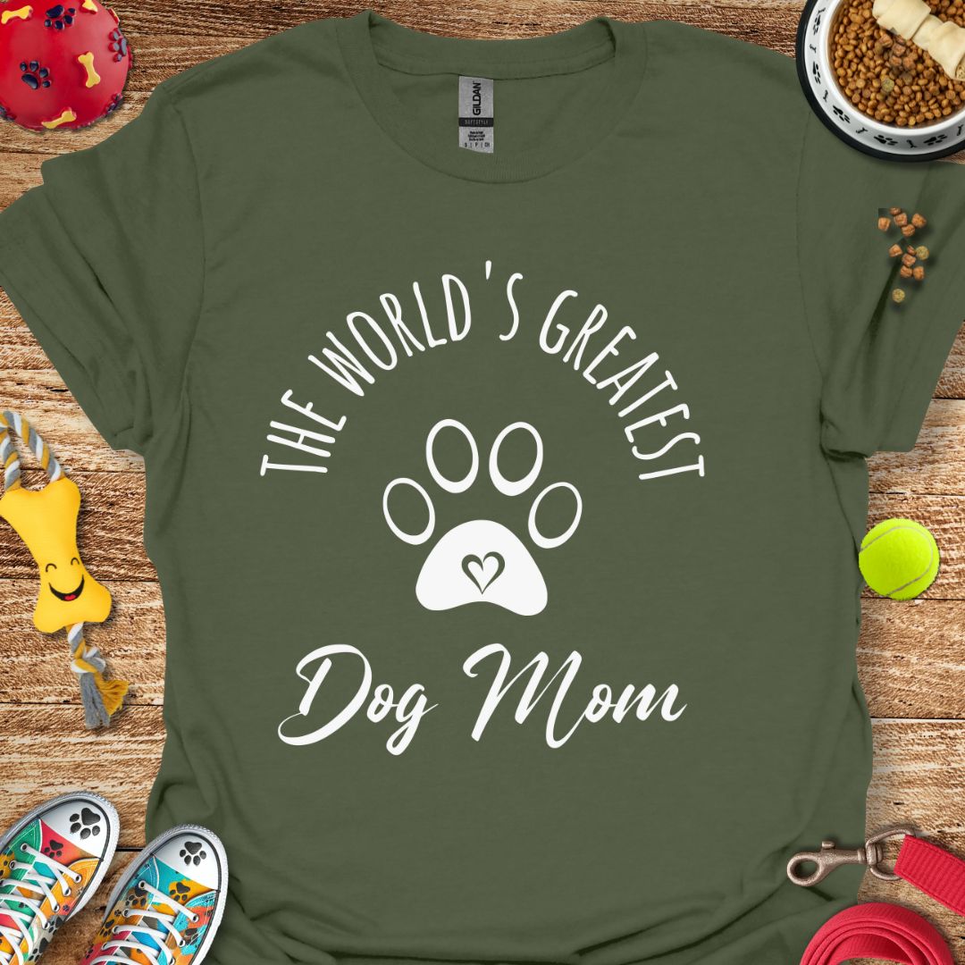 World's Greatest Dog Mom T-Shirt