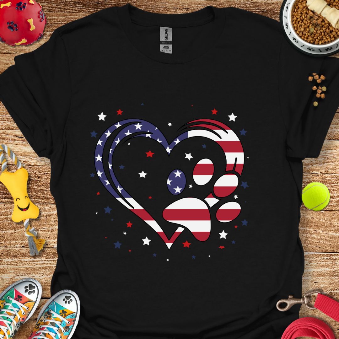 Patriotic Paw T-Shirt