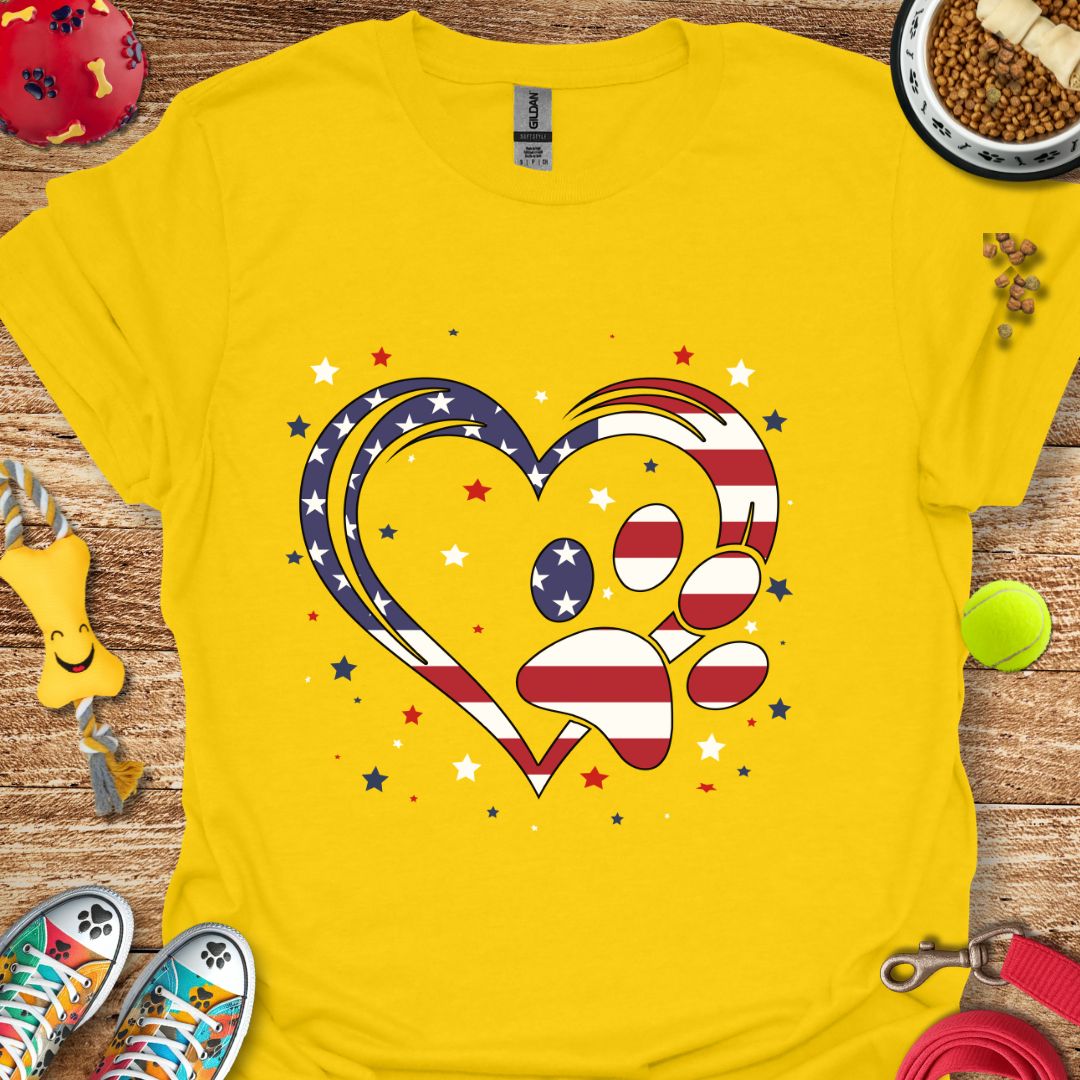 Patriotic Paw T-Shirt