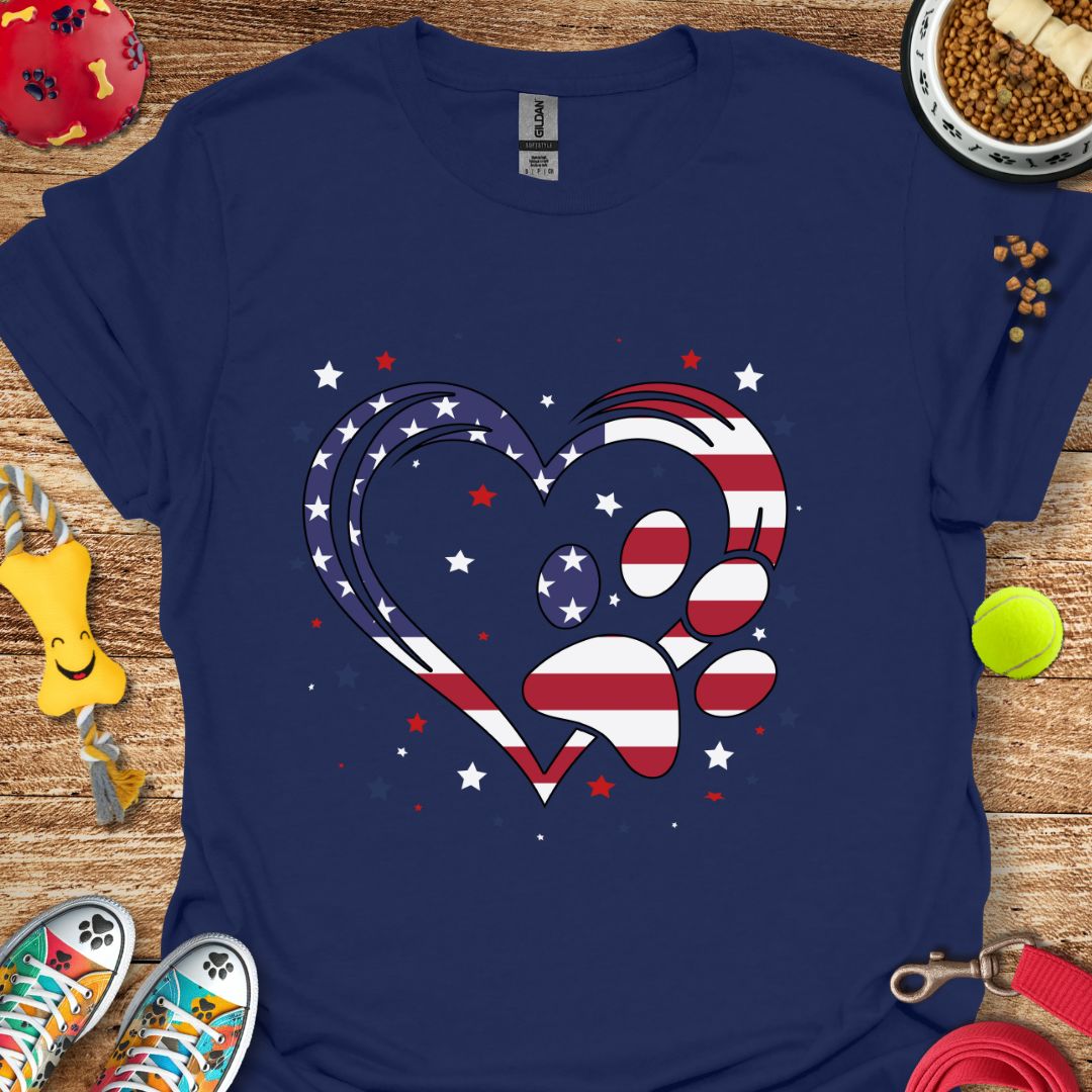 Patriotic Paw T-Shirt