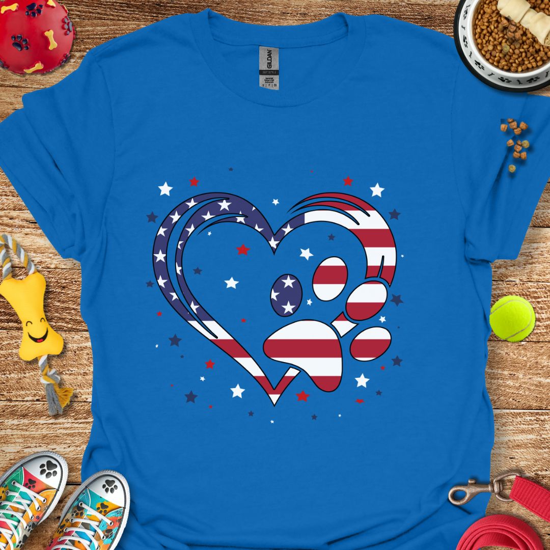 Patriotic Paw T-Shirt