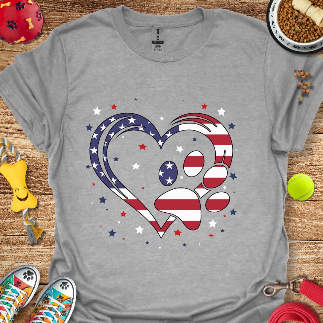 Patriotic Paw T-Shirt