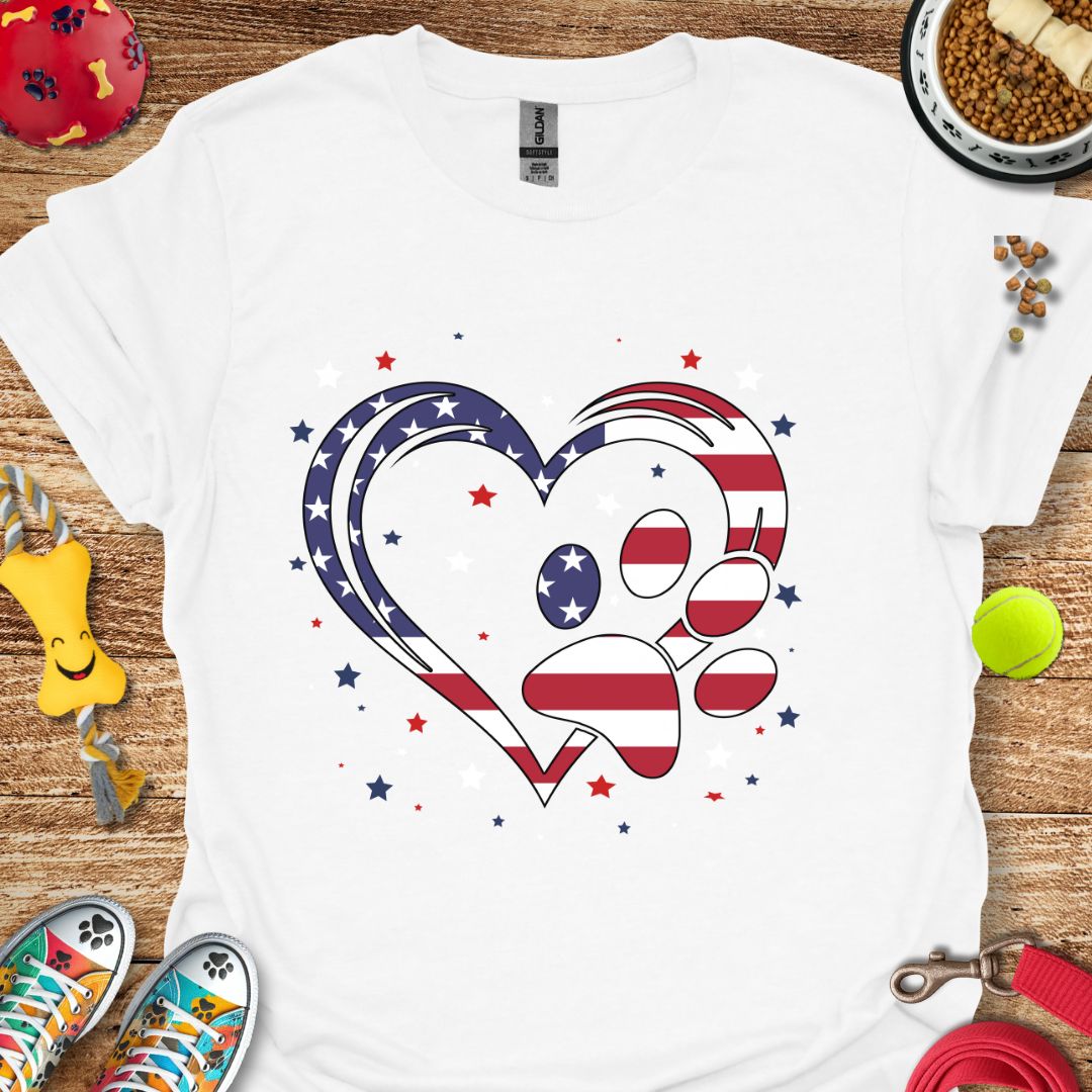 Patriotic Paw T-Shirt