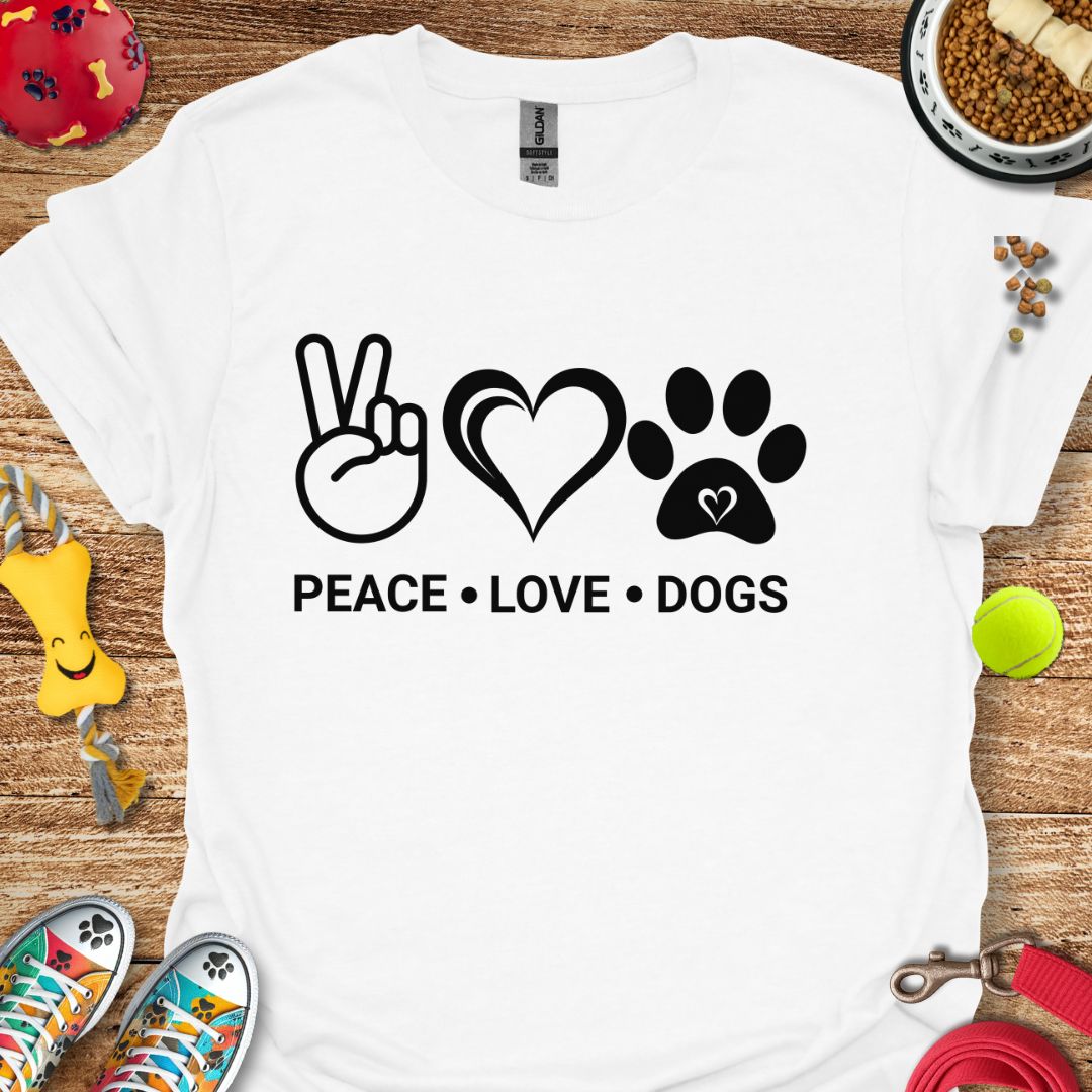 Peace Love Dogs T-Shirt
