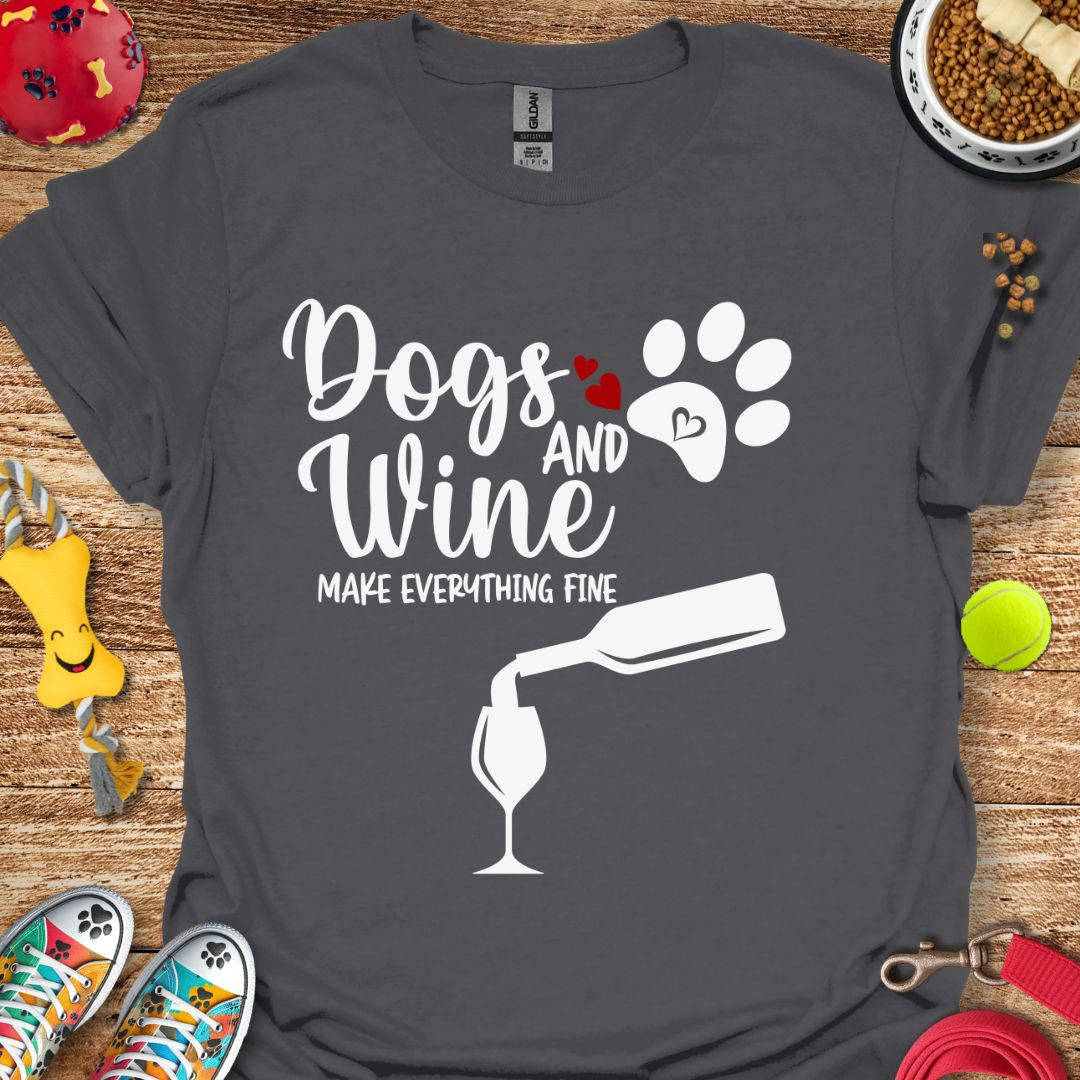 Dogs and Wine T-Shirt