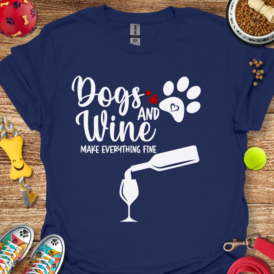 Dogs and Wine T-Shirt