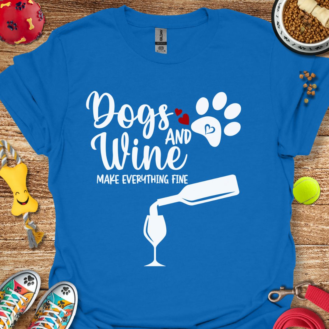 Dogs and Wine T-Shirt