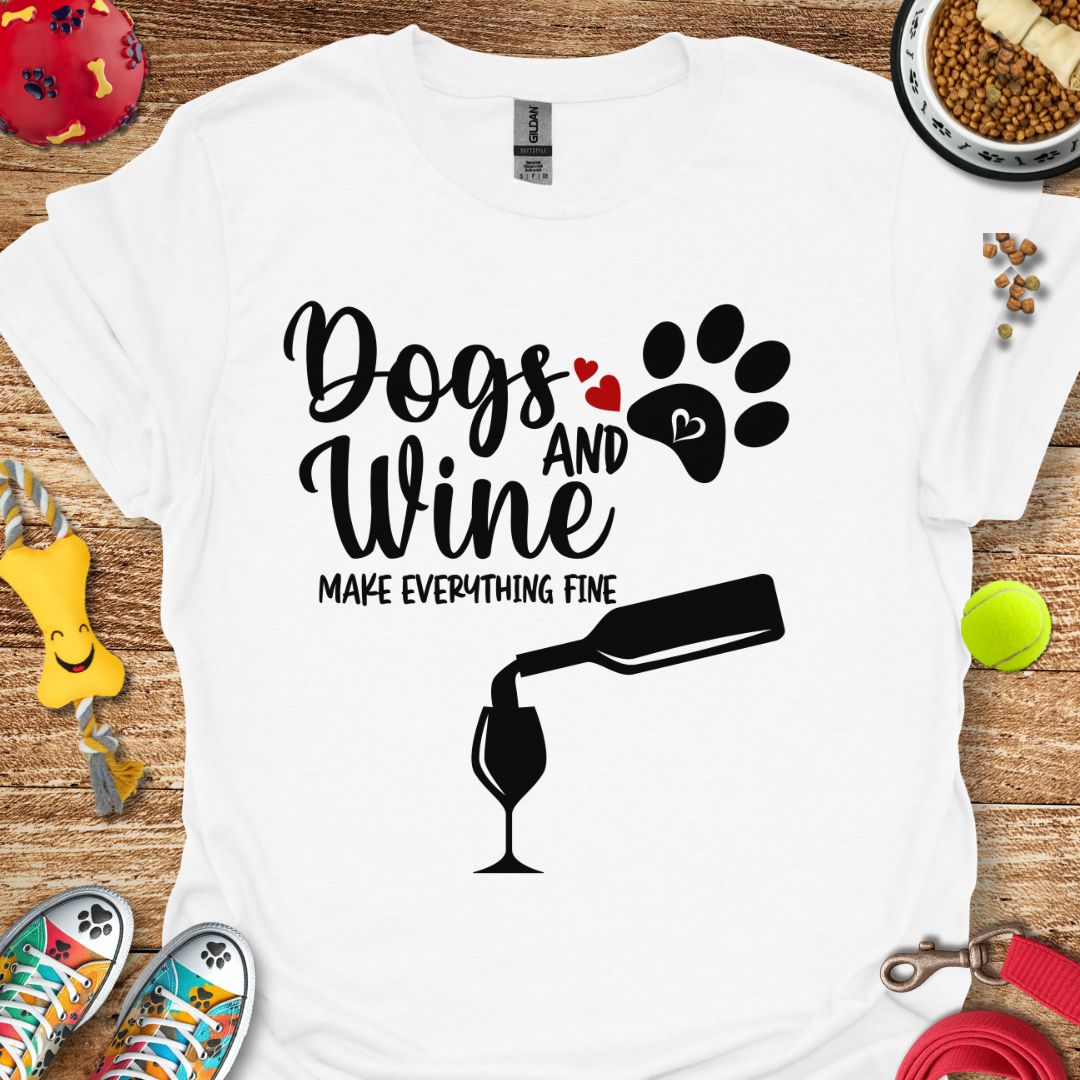 Dogs and Wine T-Shirt