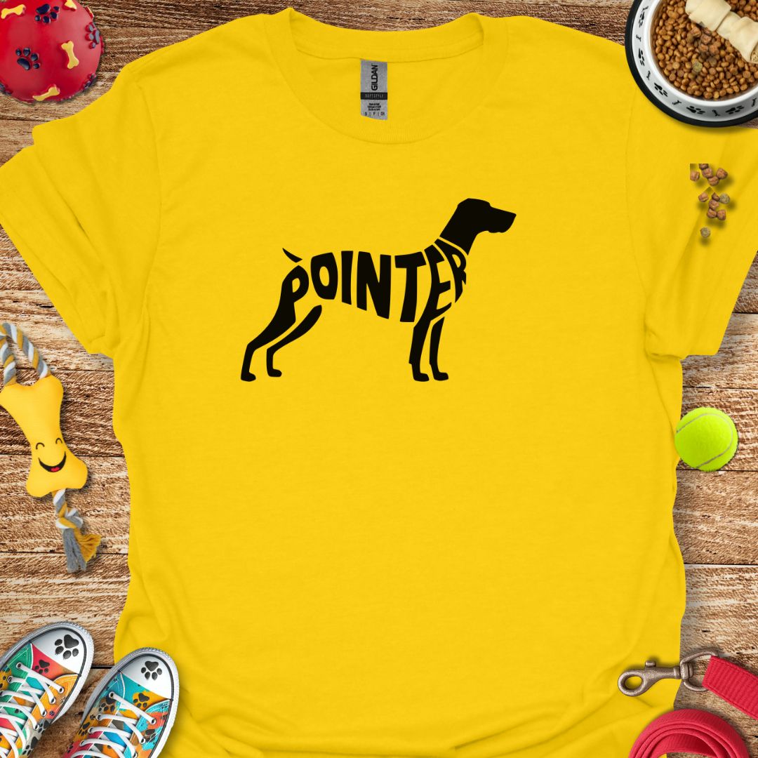 Pointer Silhouette Word T-Shirt