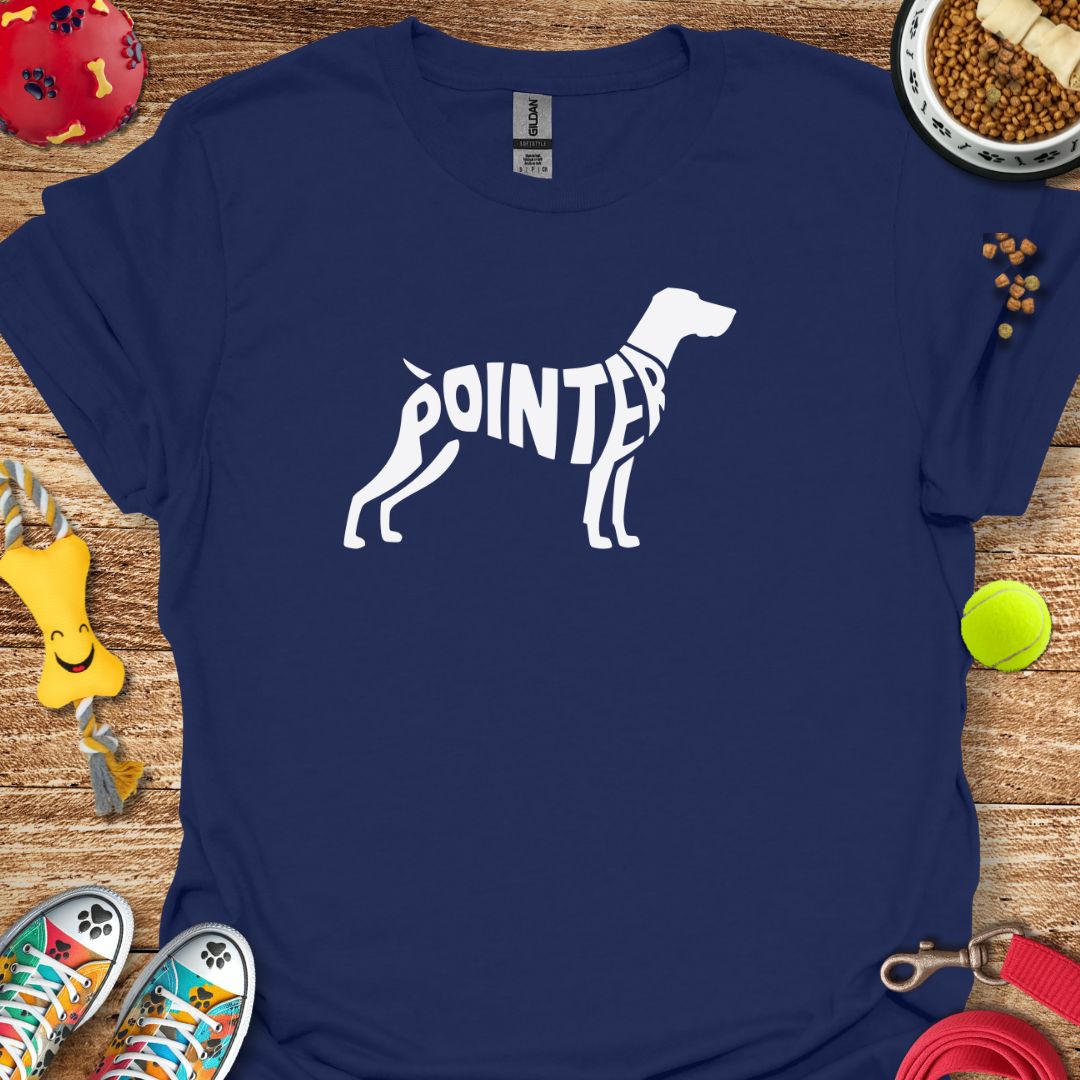 Pointer Silhouette Word T-Shirt