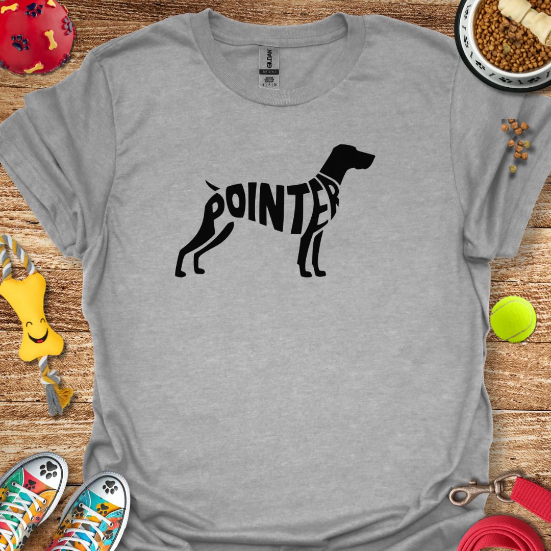Pointer Silhouette Word T-Shirt