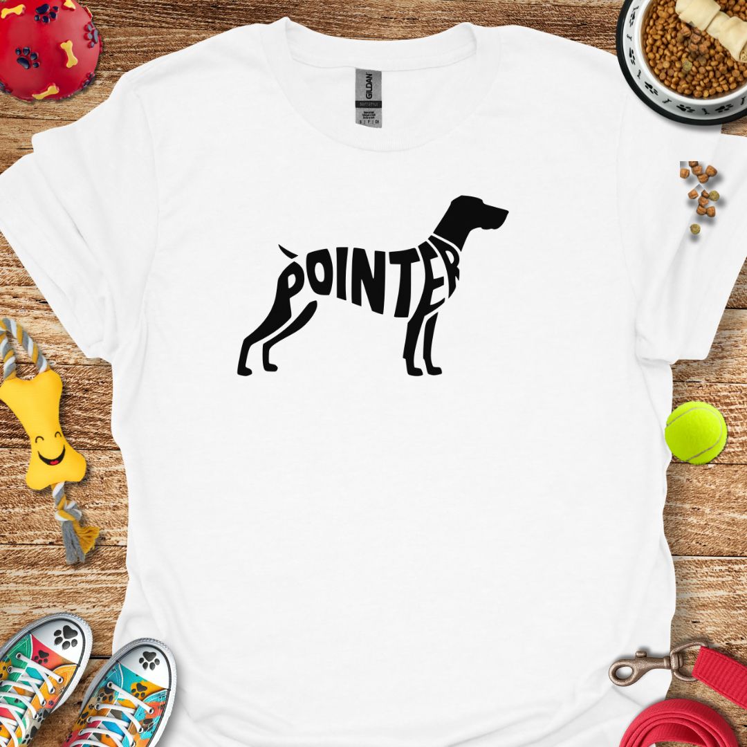 Pointer Silhouette Word T-Shirt