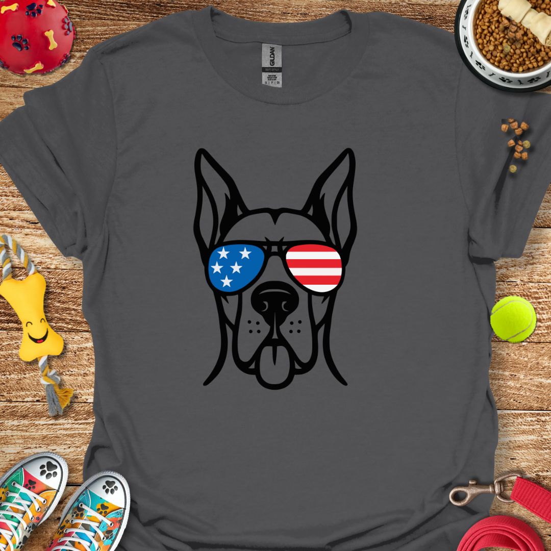 Patriotic Great Dane T-Shirt