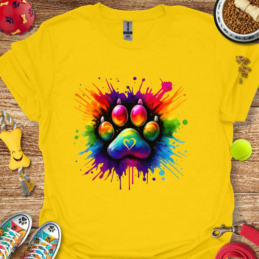 Paw Paint Splash T-Shirt