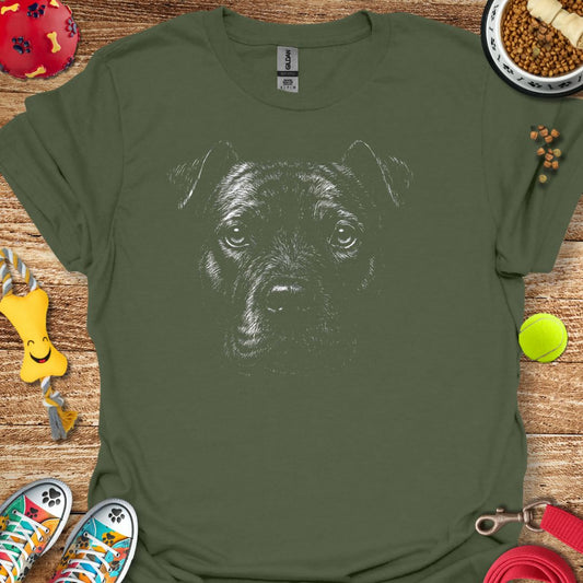Pitbull Portrait T-Shirt