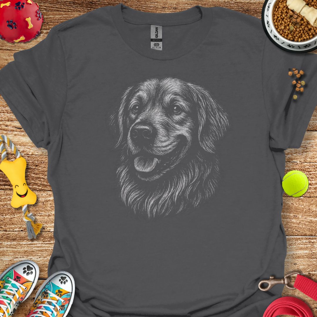 Golden Retriever Portrait  T-Shirt
