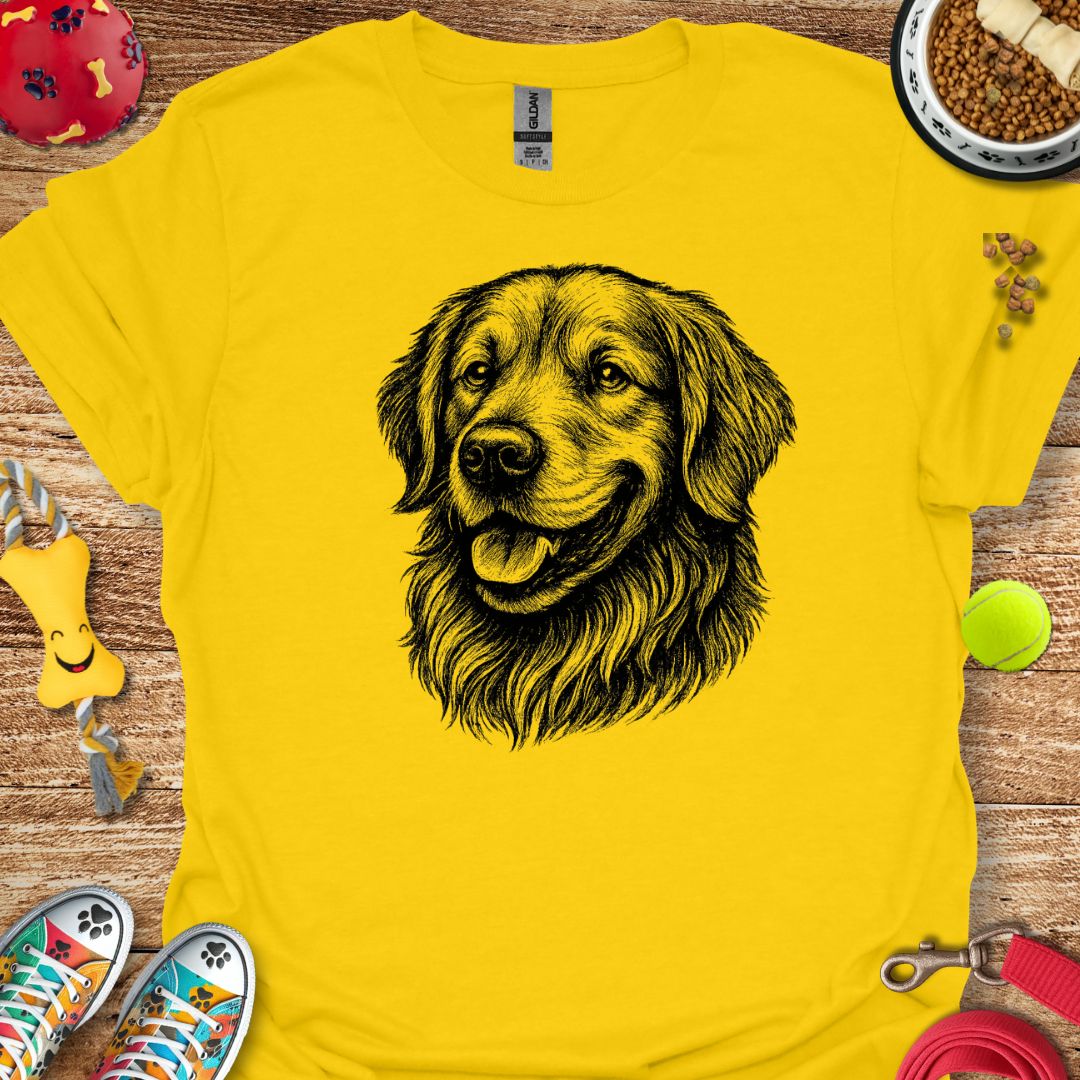 Golden Retriever Portrait  T-Shirt