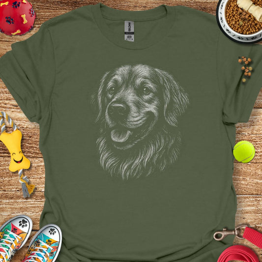 Golden Retriever Portrait  T-Shirt
