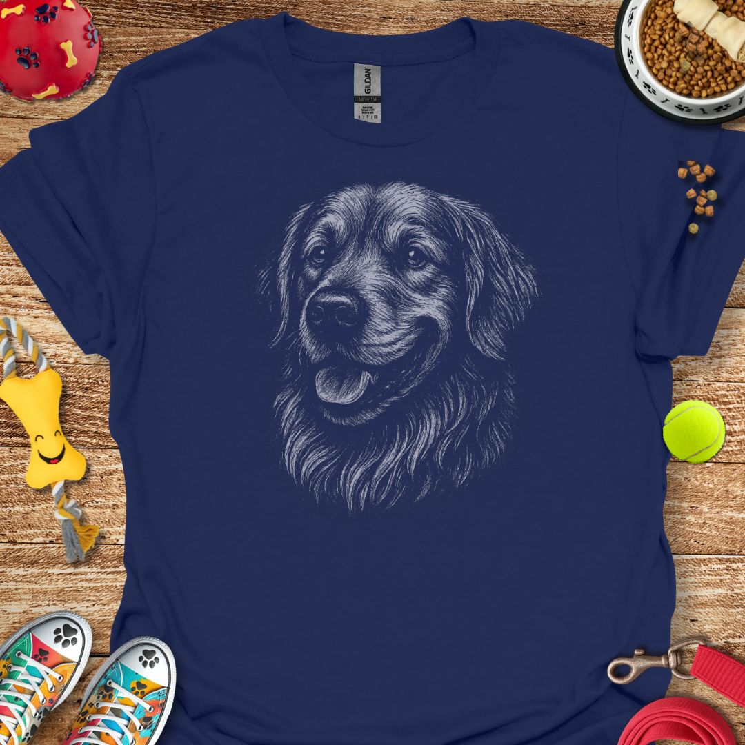 Golden Retriever Portrait  T-Shirt