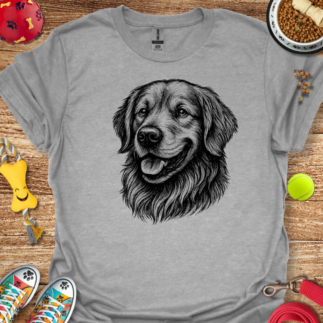 Golden Retriever Portrait  T-Shirt