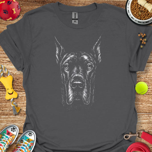 Great Dane Portrait  T-Shirt