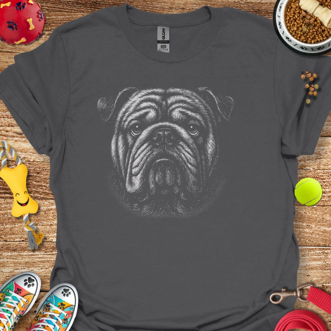 English Bulldog Portrait  T-Shirt