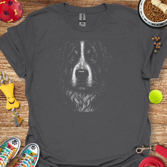Bernese Mountain Dog Portrait T-Shirt