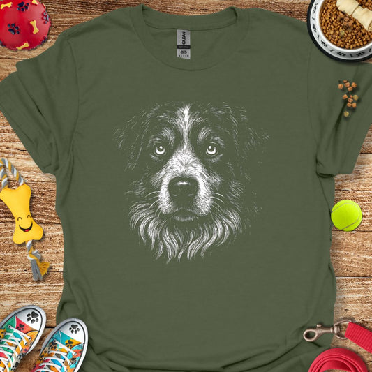 Australian Shepherd Portrait  T-Shirt